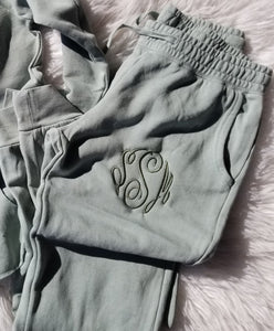 Stitched joggers