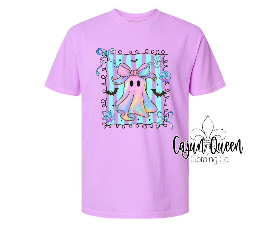 Neon purple girly ghost