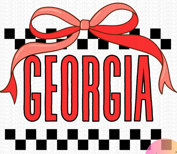 $12 tee deal Checkered Bow State