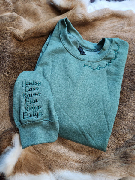 Custom mama gildan sweatshirt