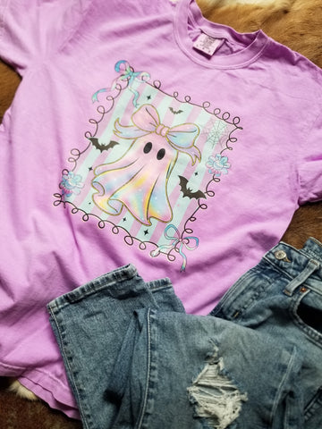 Neon purple girly ghost