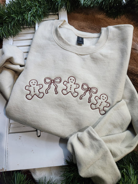 Gingerbread embroidered