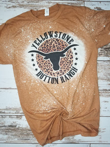 Yellowstone Dutton Ranch rust bleached tee