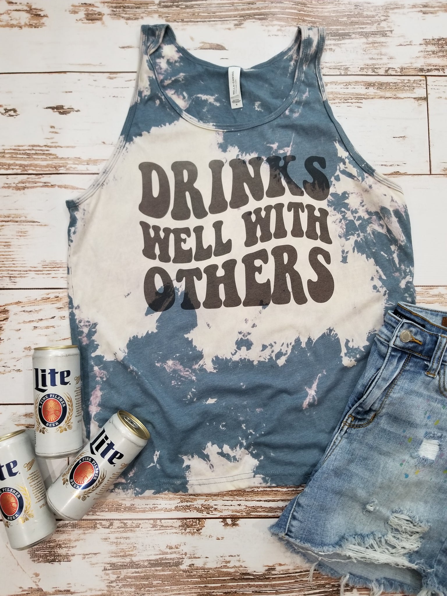 Drinks well with others unisex Tank