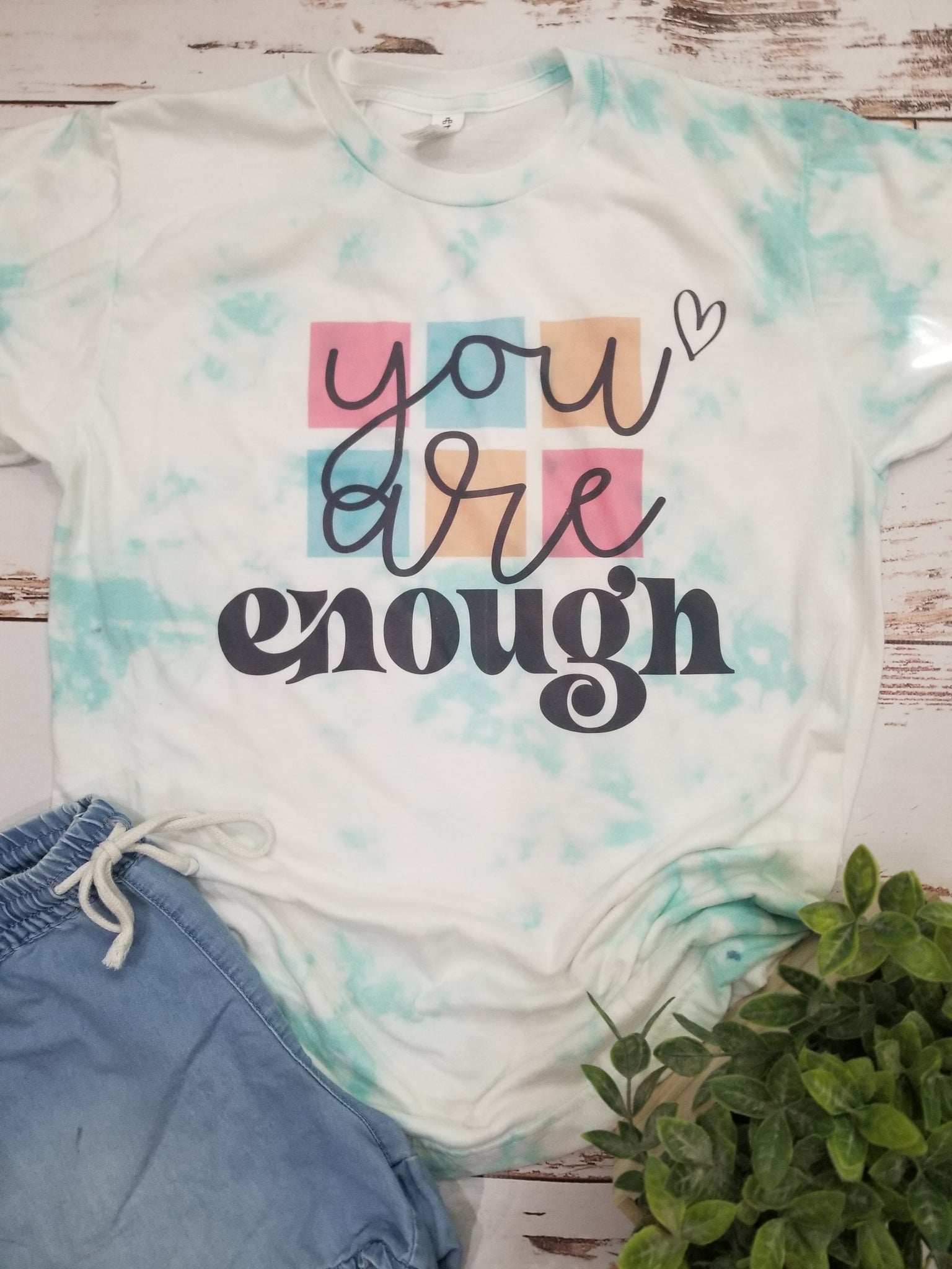 You are enough blue marble Tee