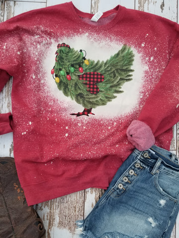 Chicken Christmas Sweatshirt
