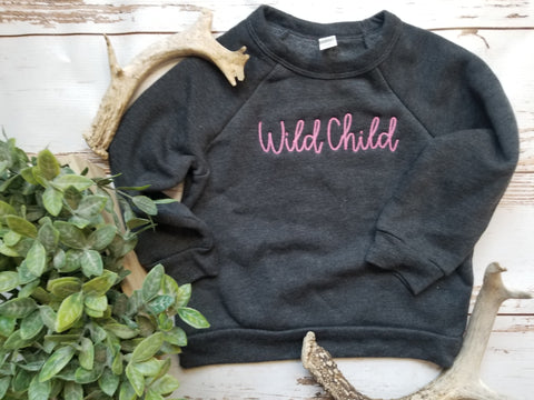 Personalized Kids Embroidered Sweatshirt
